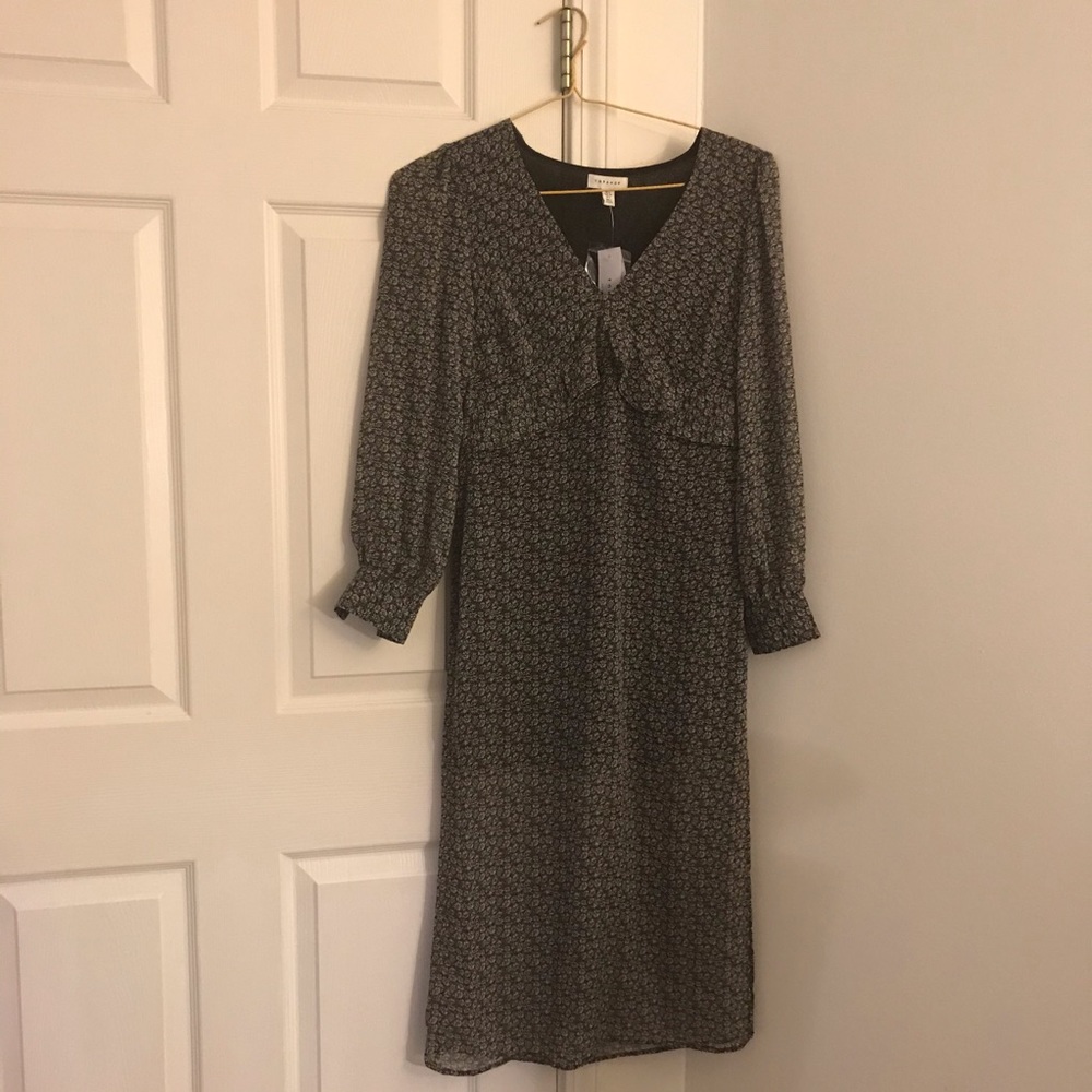 Topshop Midi Shirt Dress